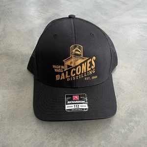 NWT Balcones Distilling Waco TX Water Tower Original 112 Trucker Basebal…